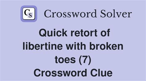 retort crossword clue|quick witty retort 7 letters.